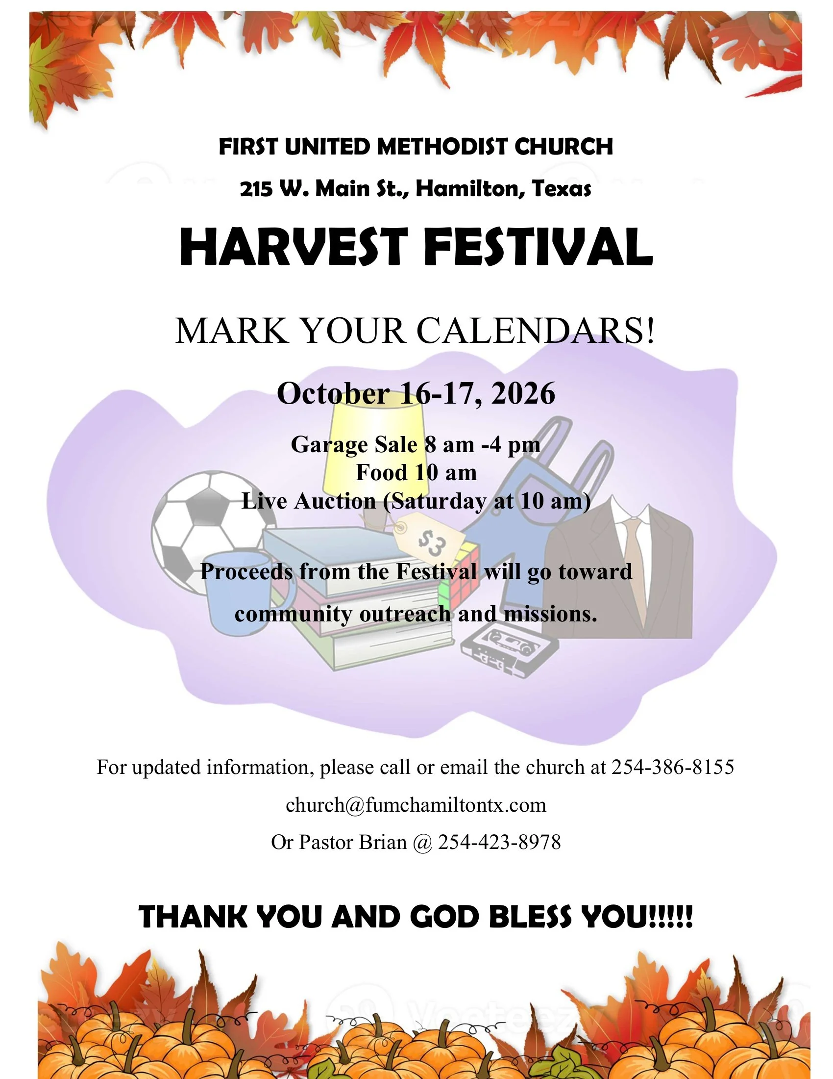 FUMC Harvest Festival