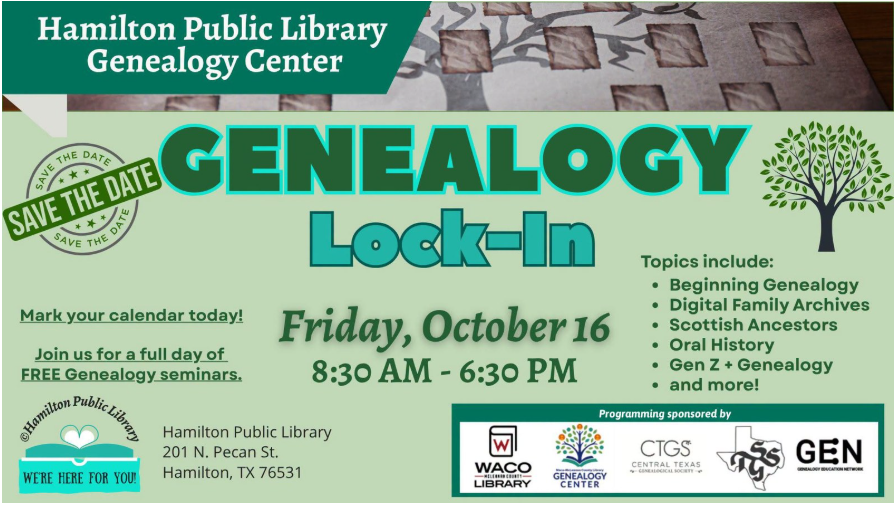 Genealogy Lock-In at the Library