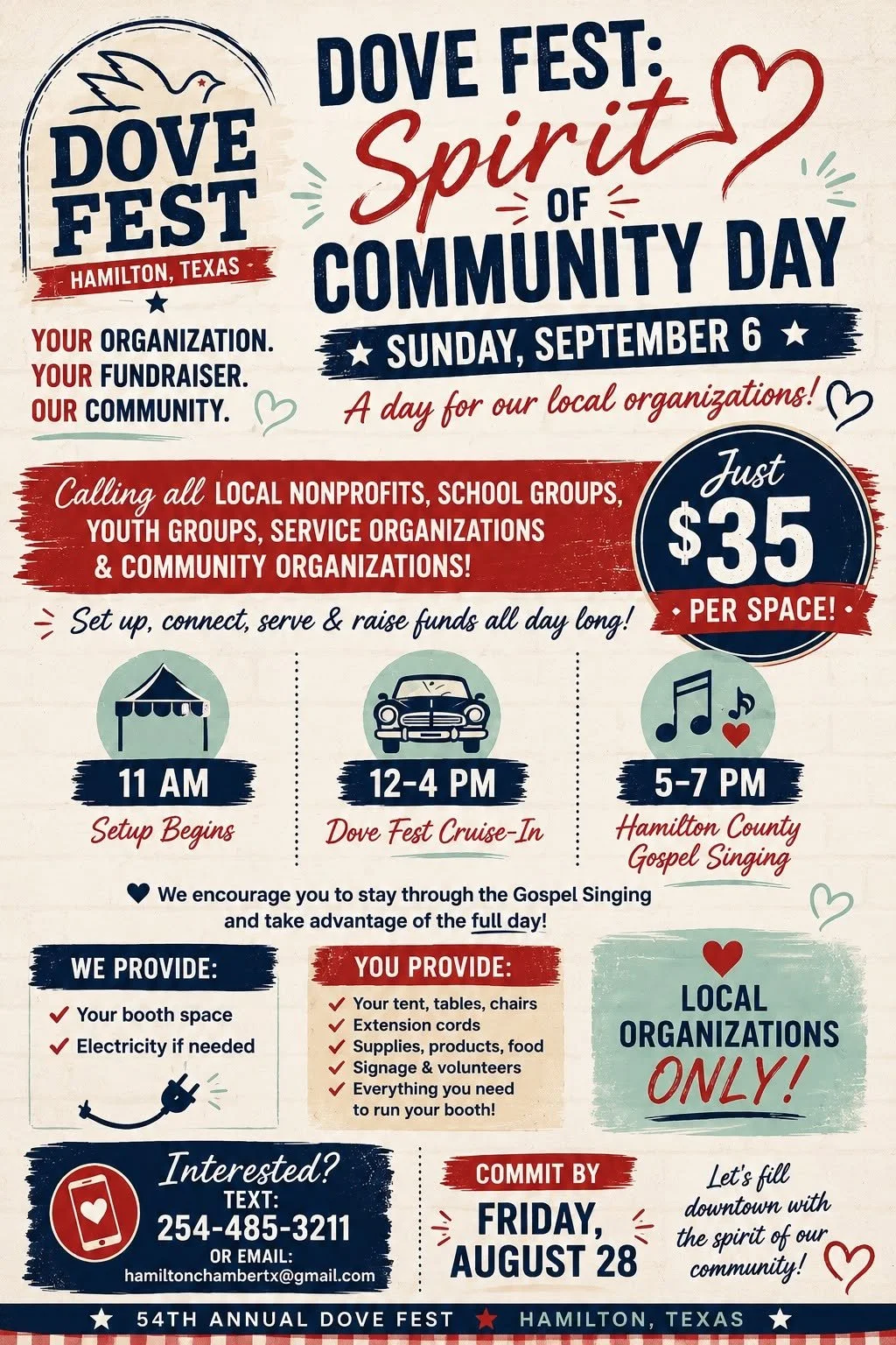 Dove Fest 2026 - Spirit of Community Day