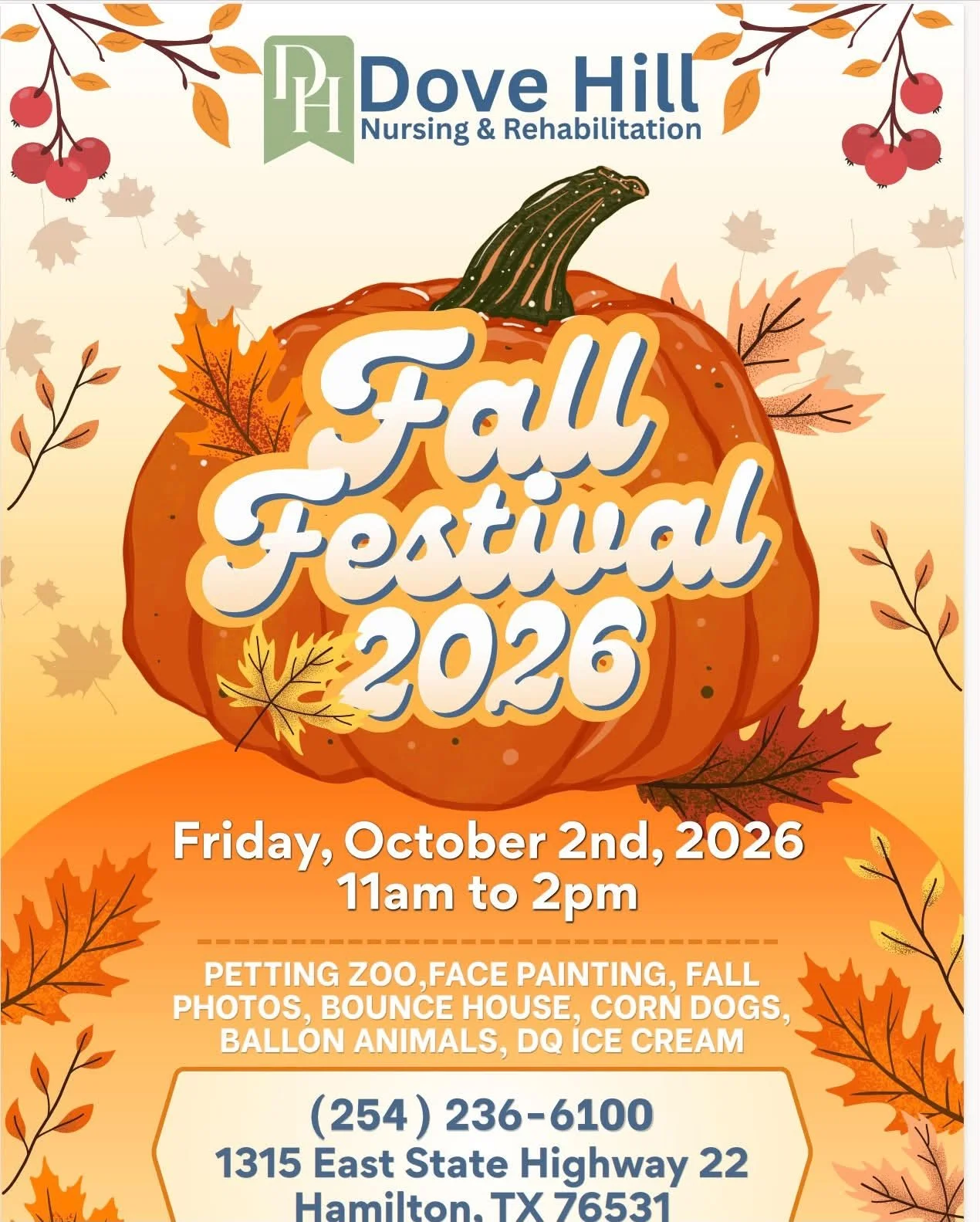 Fall Festival at Dove Hill Nursing Home