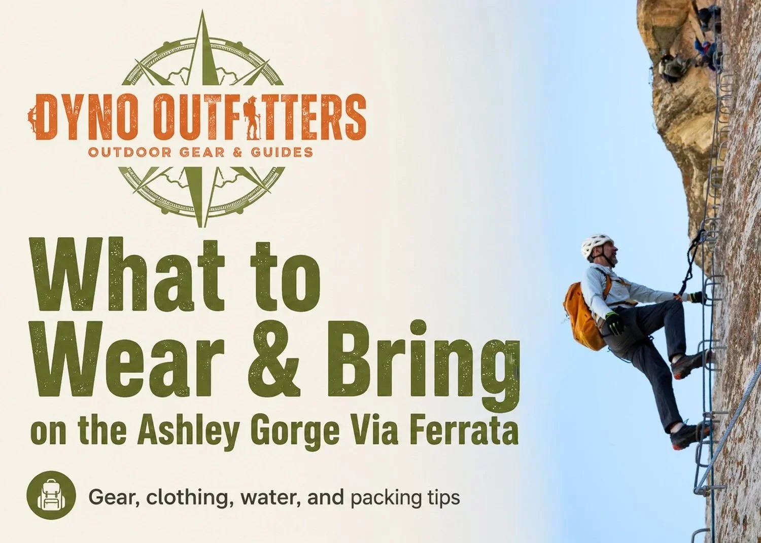 What to Wear and Bring on the Ashley Gorge Via Ferrata