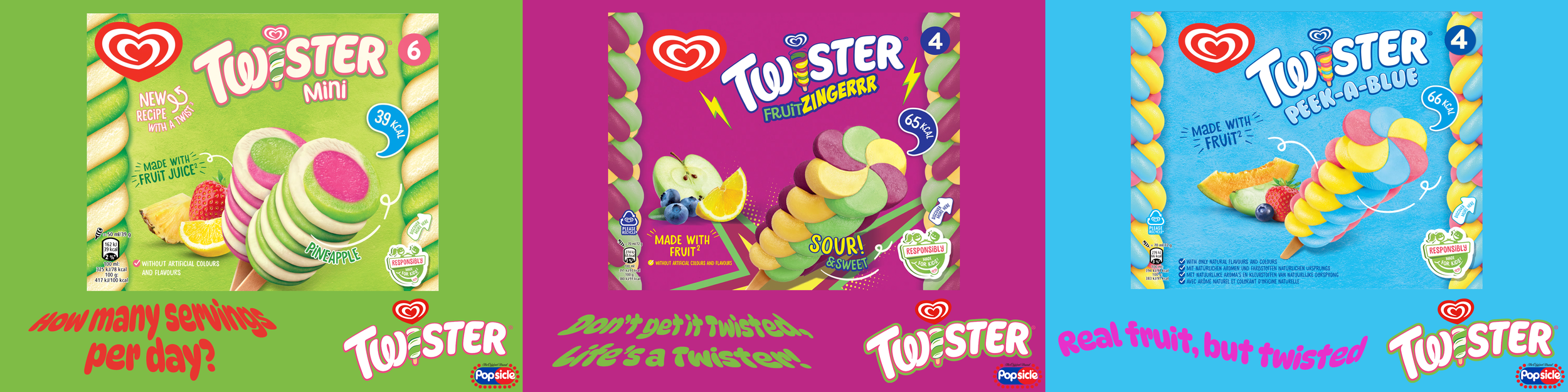 Twister Popsicles