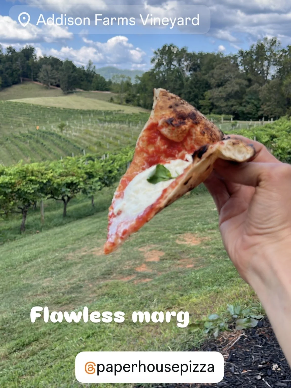Paperhouse Pizza at the Vineyard
