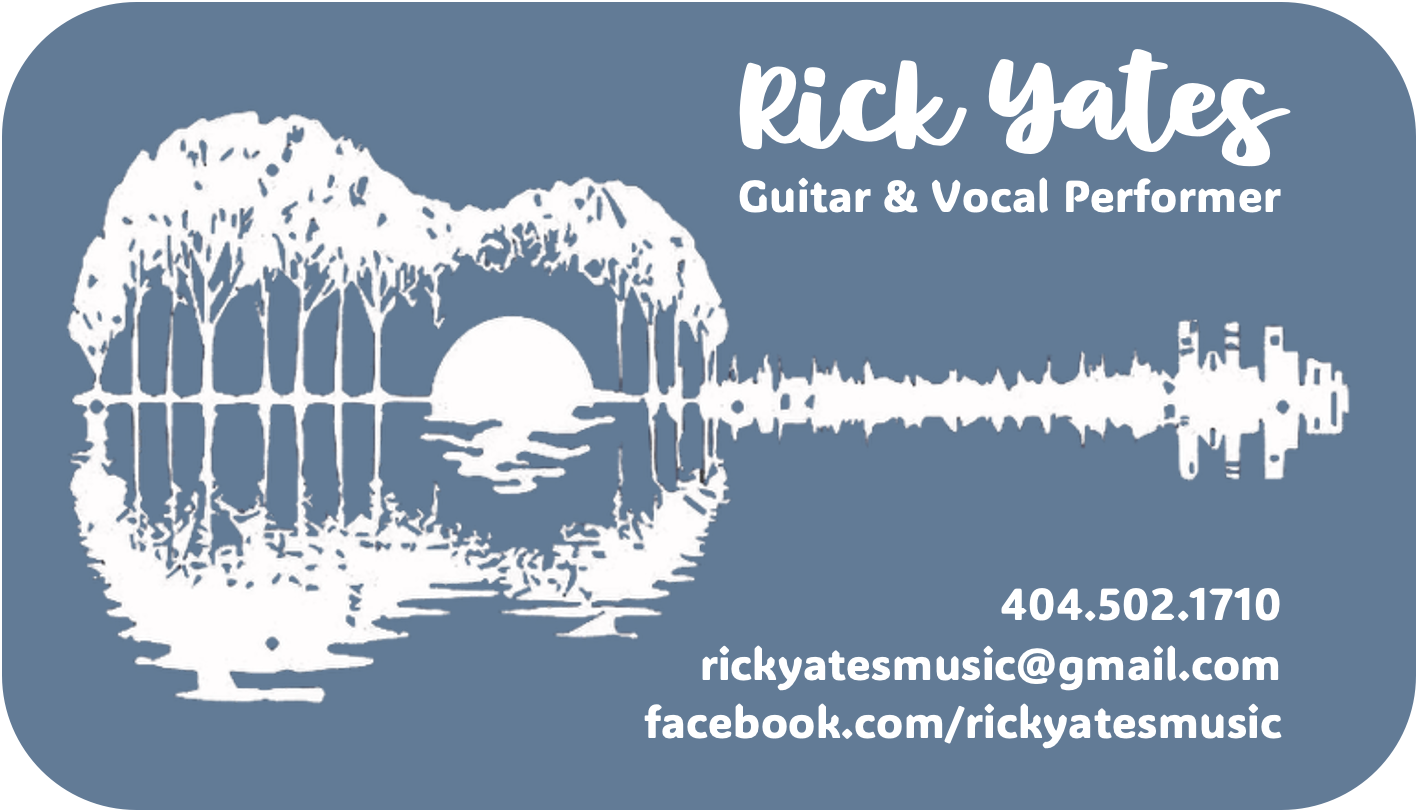 Rick Yates Music Card