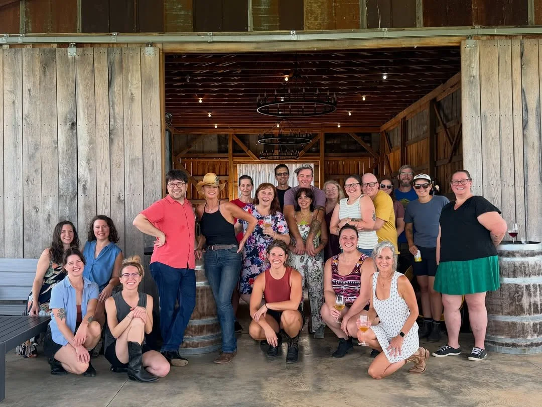 The Outlaw Line Dancing class at Addison Farms Vineyard in Leicester, just outside Asheville, NC