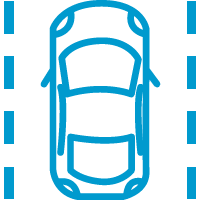 icon of a car in a parking spot