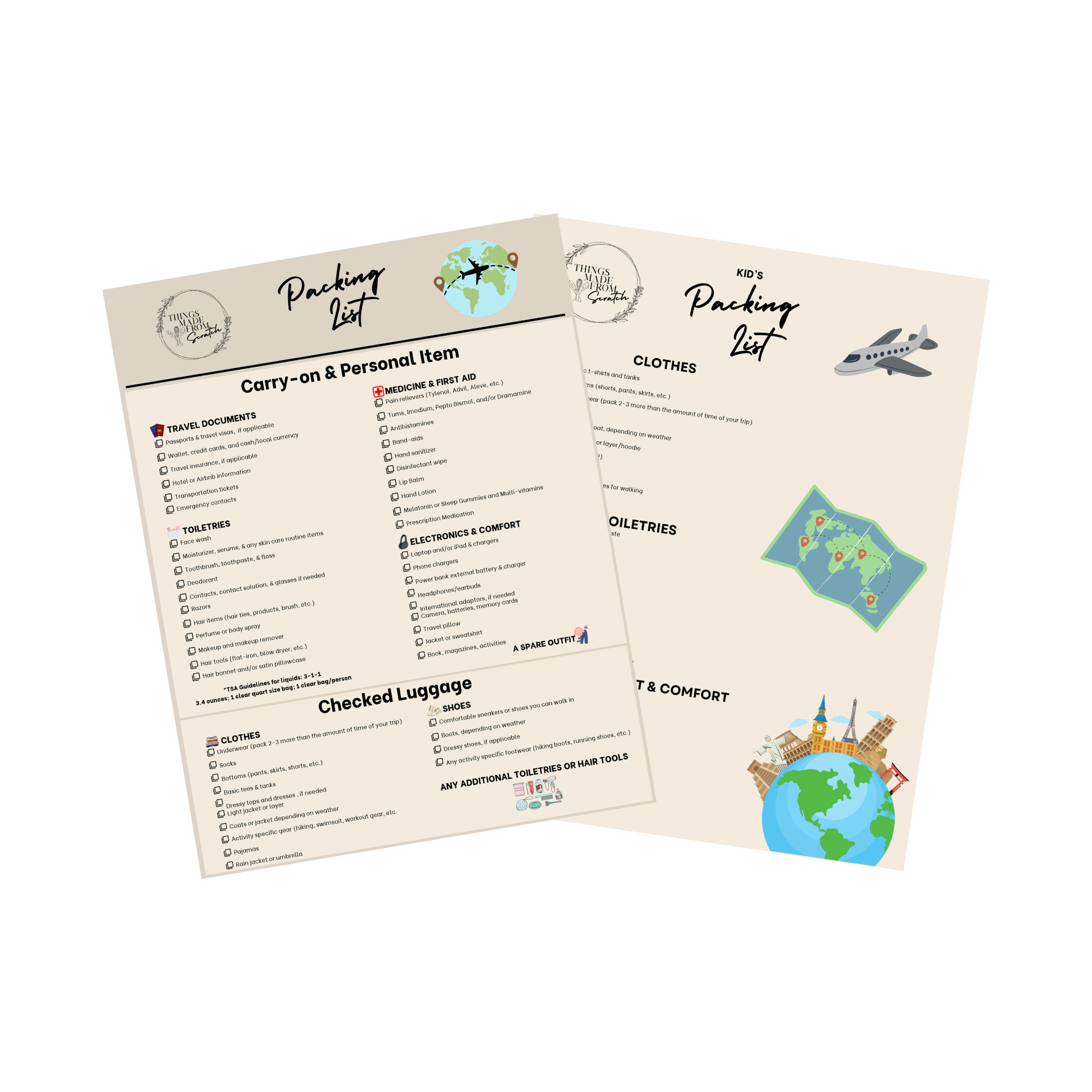 Packing List
