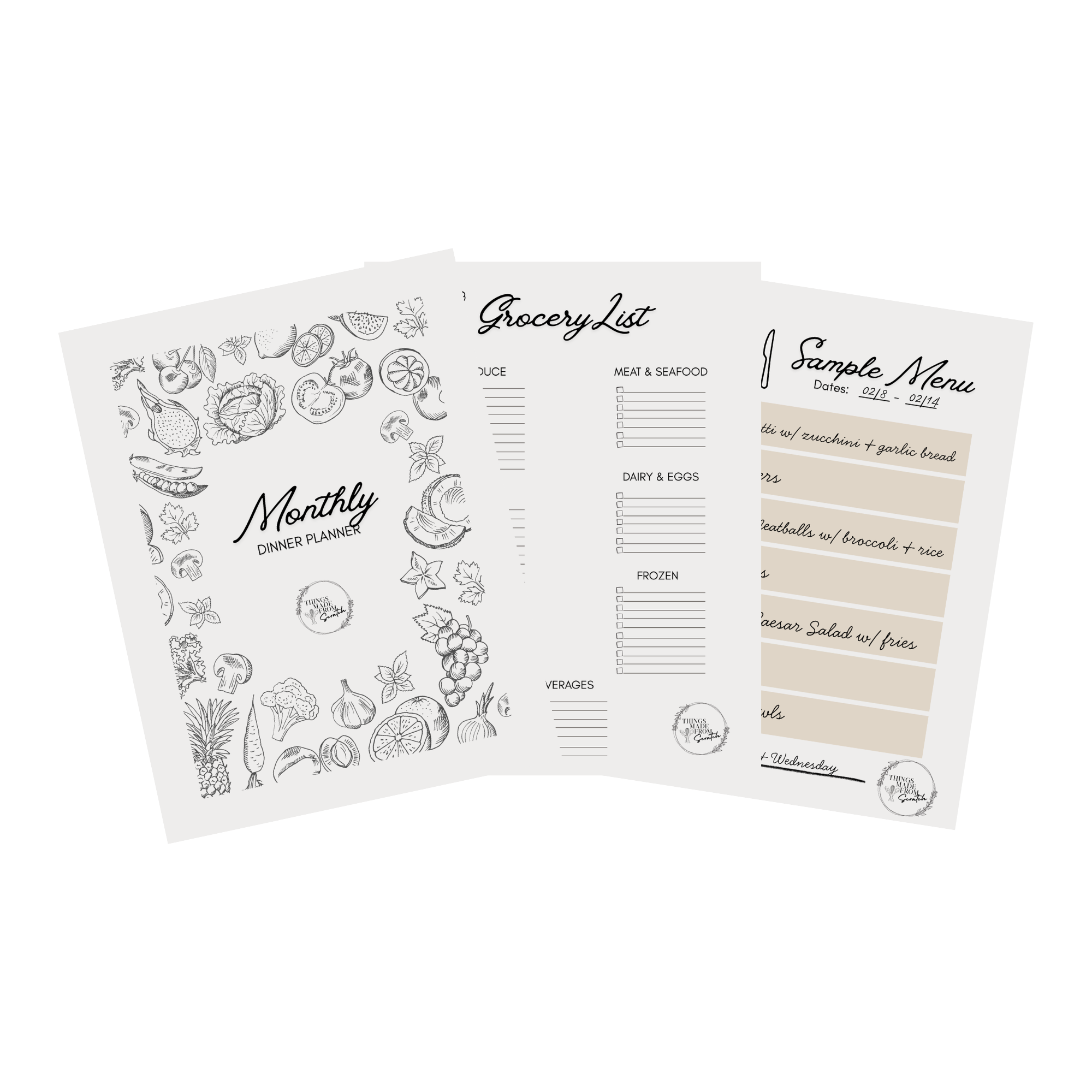 Monthly Meal Planner
