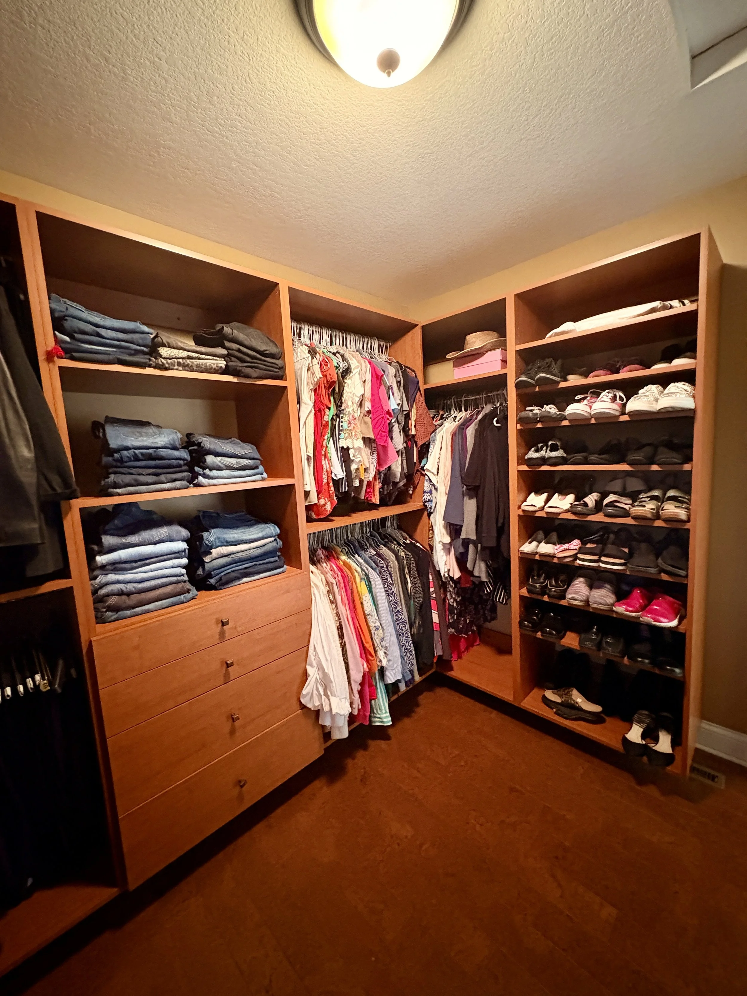 Primary Master Closet Decluttering & Organizing | Rochester, MN