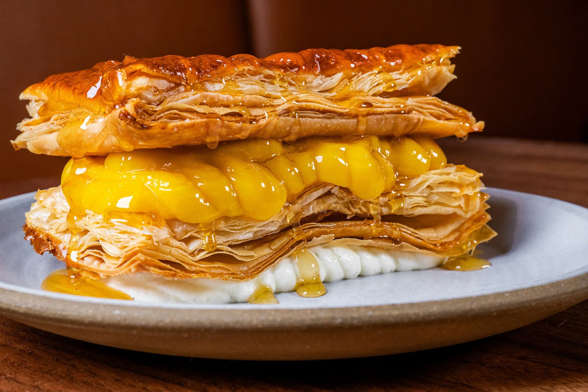 passion fruit dessert honey Jacob Harth bistro lagniappe Healdsburg Sonoma