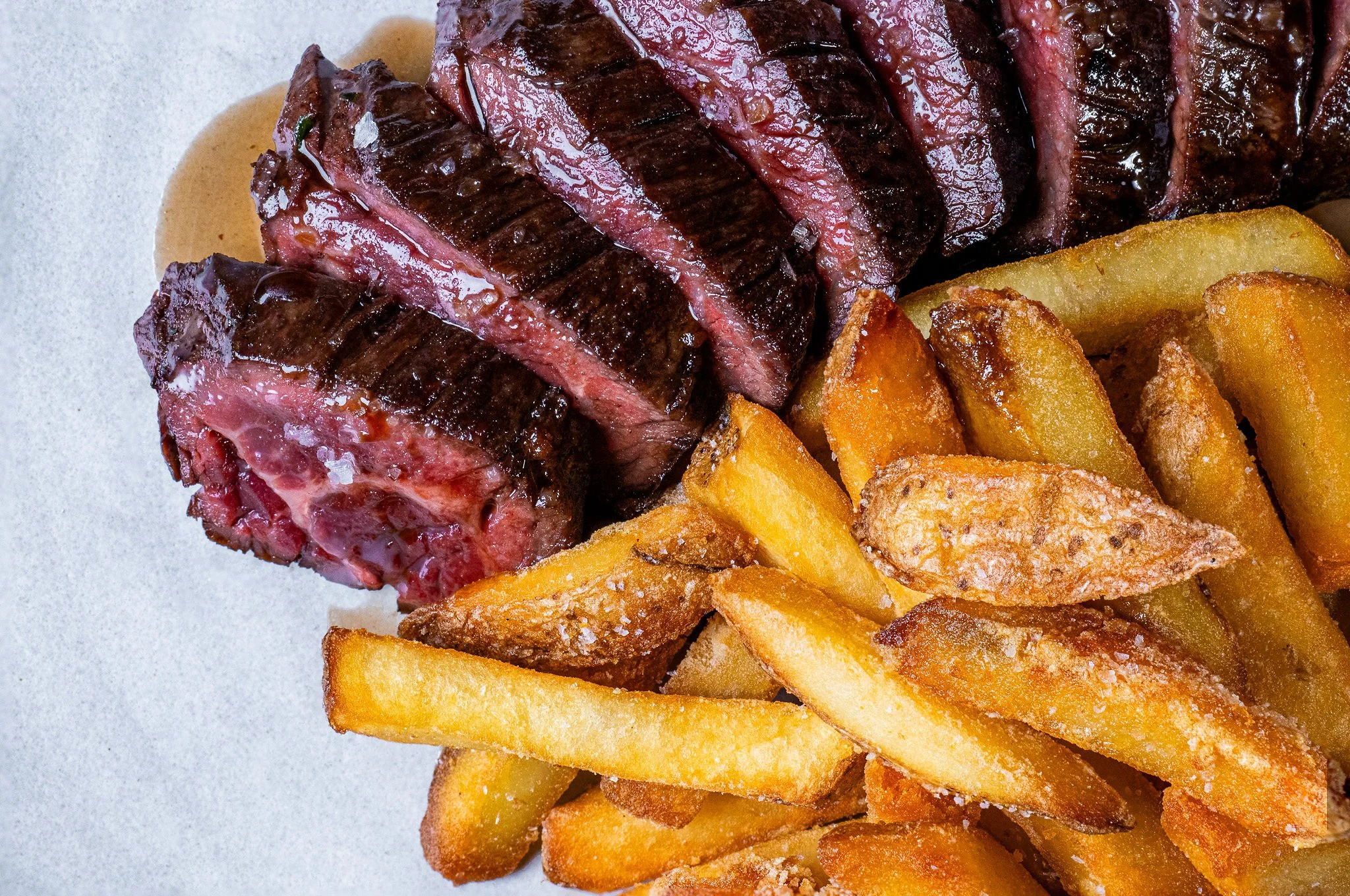 steak frites French fries Chef Jacob Harth Bistro Lagniappe Healdsburg Sonoma Best of Wine country