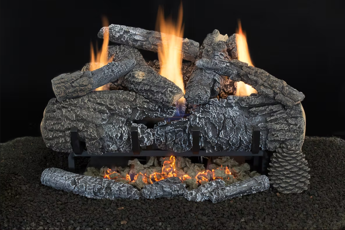 Hargrove Yukon Char Ventless Gas Log Set