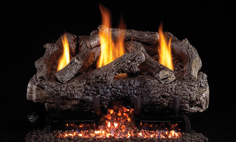 Realfyre Charred Frontier Oak Ventless Gas Log Set