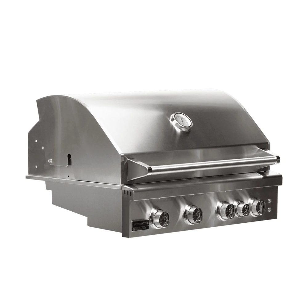 Broilmaster Stainless 32" Marine-Grade Built-In Grill 4-Burner