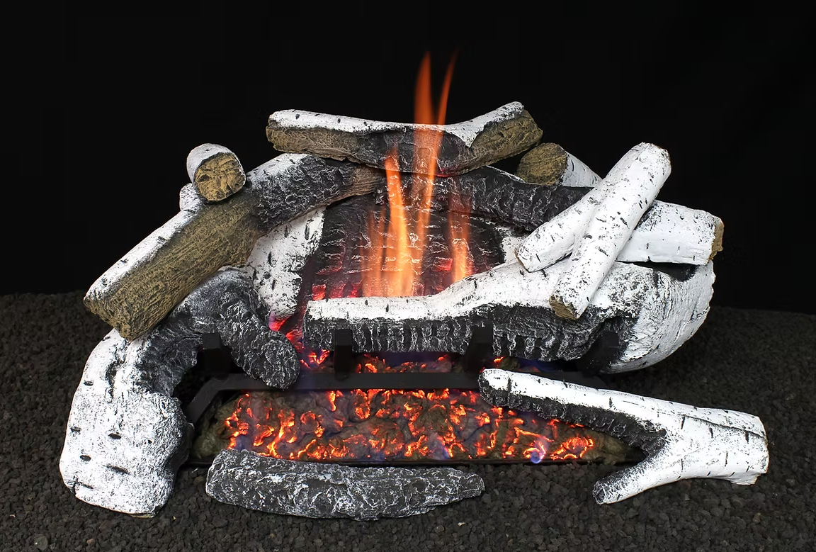 Hargrove Birch Timbers Ventless Gas Log Set