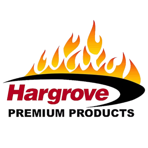 Hargrove Premium Products logo with stylized orange and yellow flames above the company name in red and black text.