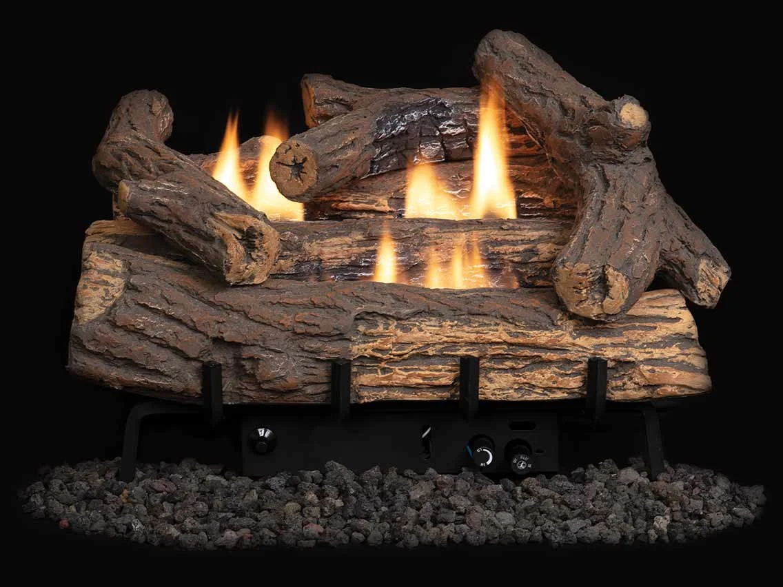 Superior Golden Oak Ventless Logs