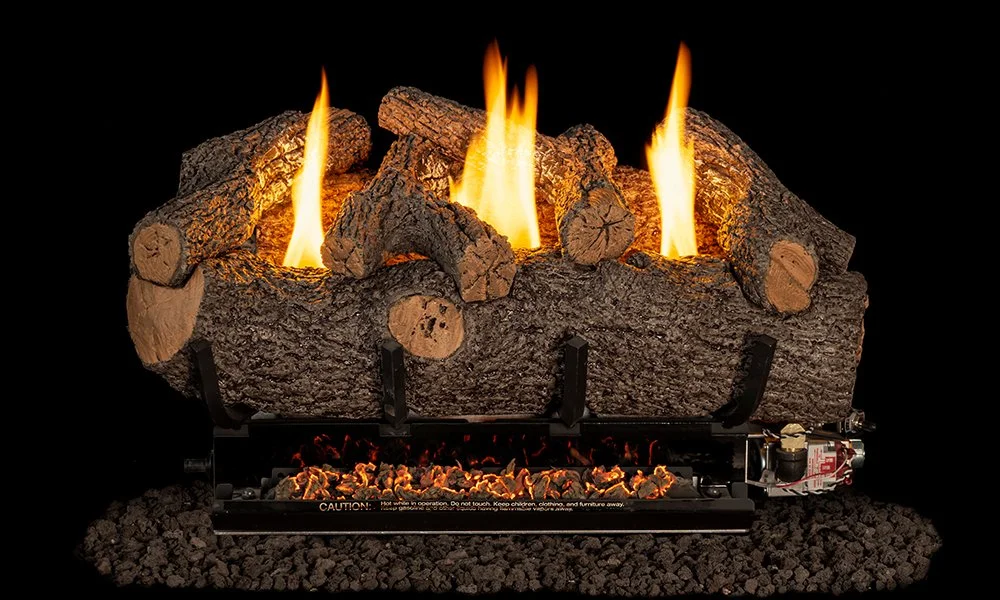 Realfyre Meadow Oak Ventless Gas Log Set
