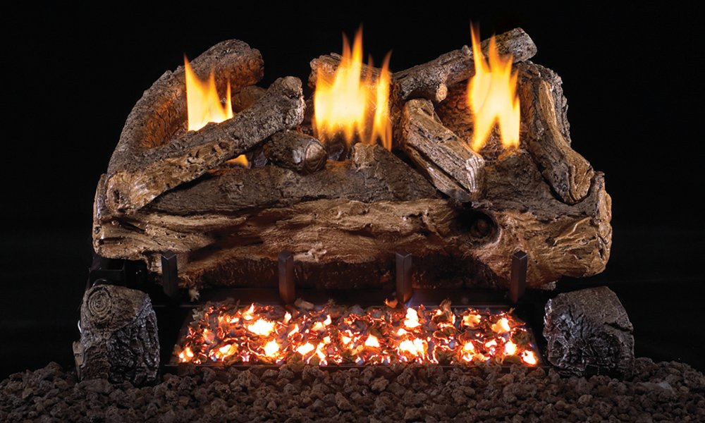 Realfyre Evening Fyre Split Ventless Gas Log Set