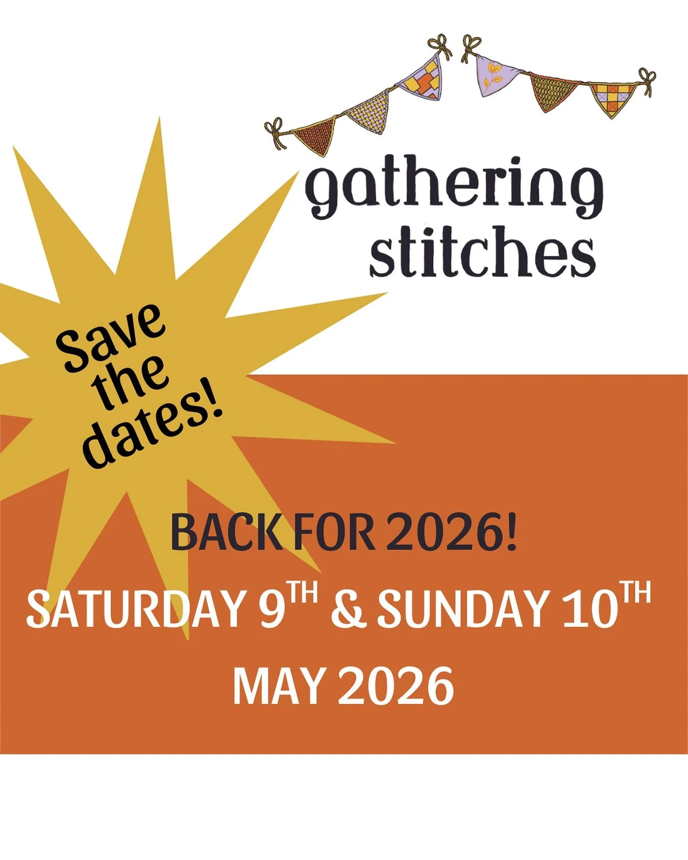We are back for 2026!!! 

Yes, we are very excited to announce that Gathering Stitches Festival is back on Saturday 9th and Sunday 10th May 2026 at @wwtcastleespie.

Save the Dates! 

Ticket info coming soon&hellip;

#gatheringstitchesfest #yarnfesti