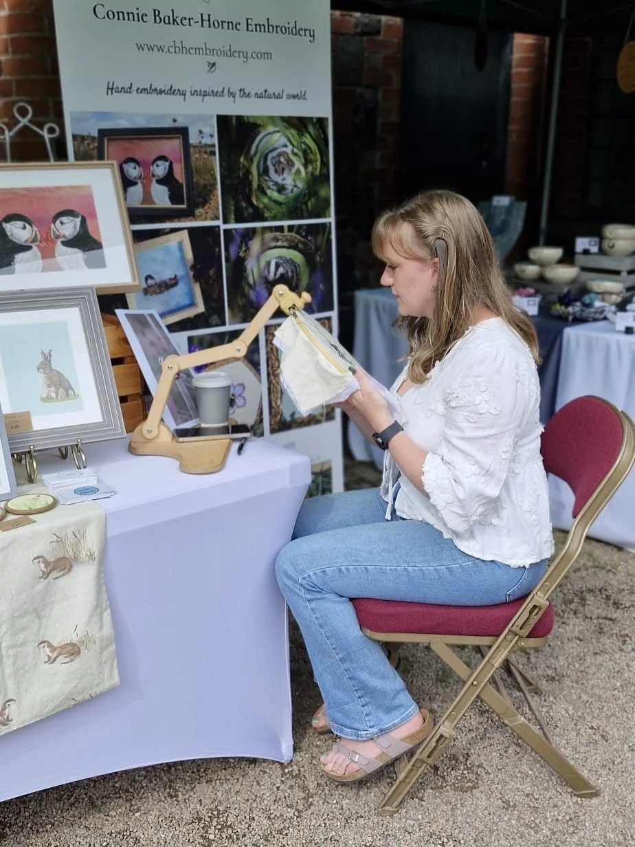 Welcome back to @cbhembroidery returning for 2026.

CBH Embroidery connects you to nature through thread, capturing moments from the wild to showcase the magical wildlife we live with. You can purchase original hand embroidered pieces, high end print