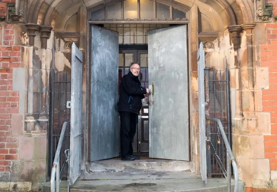 Carnegie Oldpark LIbrary Restoration Project with owner Quintin Oliver