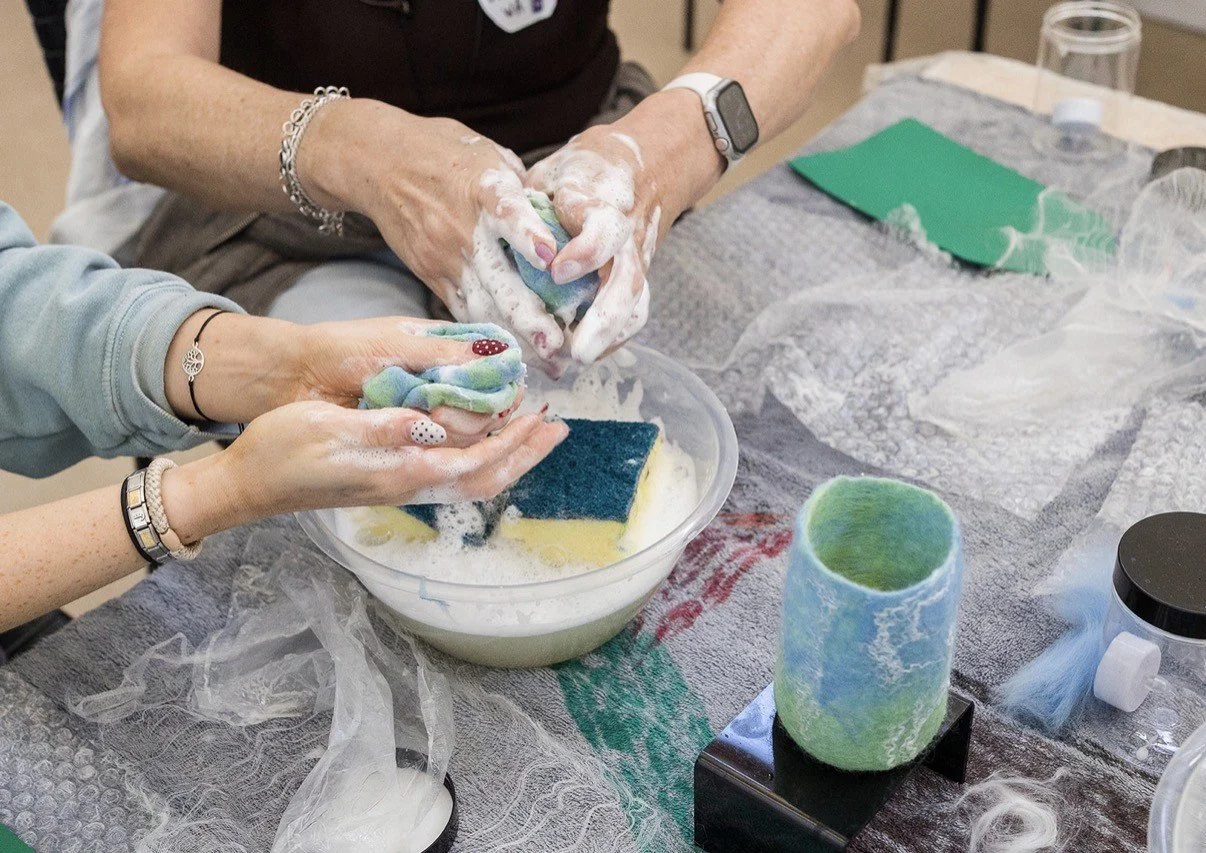 Discover Wet Felting Workshop - Saturday 10am to 1pm