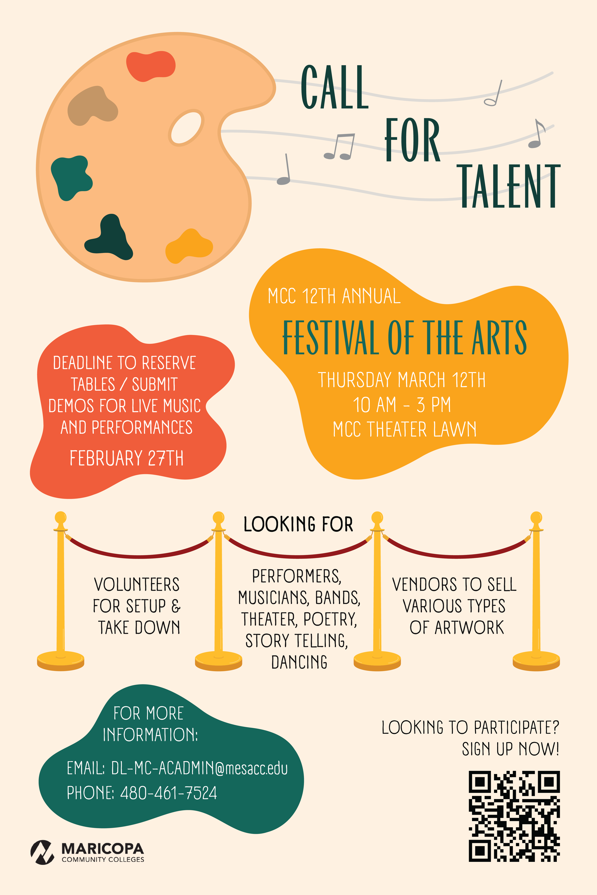 MCC Call for Talent Poster