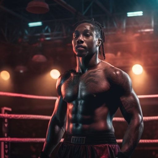 spacekidd83_black_man_with_tiny_braids_boxer_training__standing_9473ec72-20d9-41f9-8c82-b71f1cda8f54_ins.jpeg