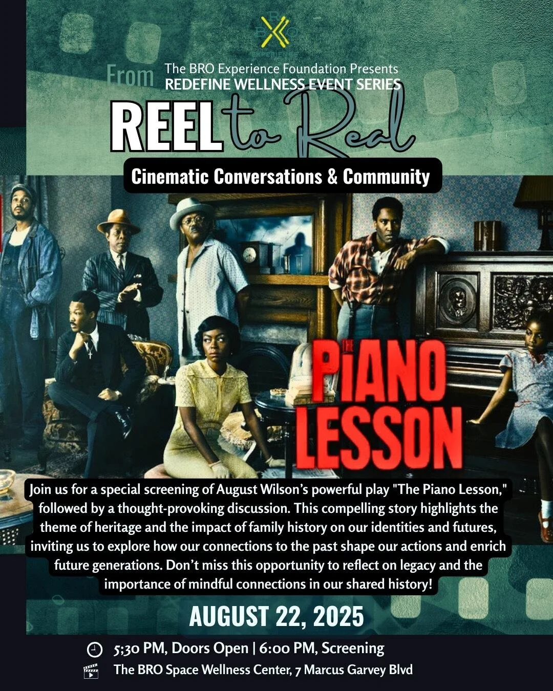 Join us for a Screening of The Piano Lesson: Redefine Series