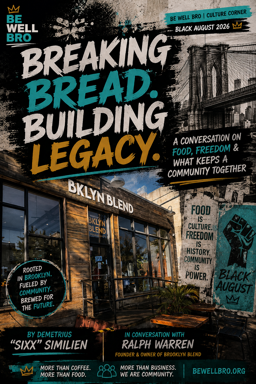 Breaking Bread. Building Legacy.|A Conversation About Food, Freedom &amp; What Keeps a Community Together