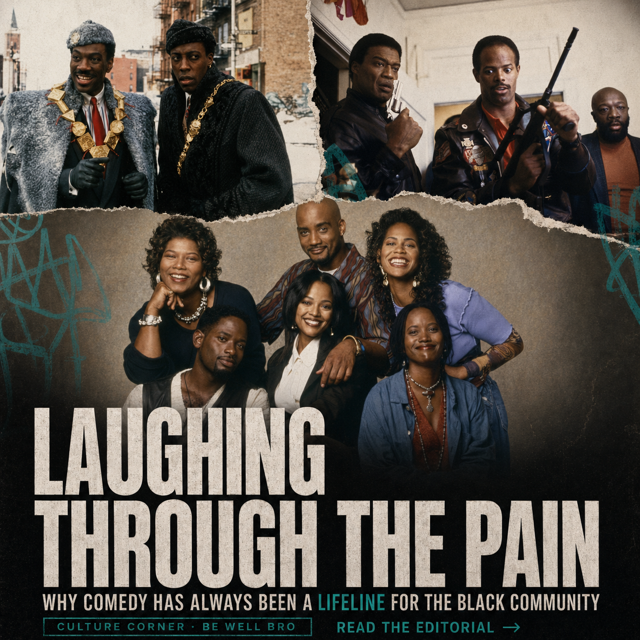 Laughing Thru the Pain: What Black Comedy Classics Really Teach | Be Well Bro