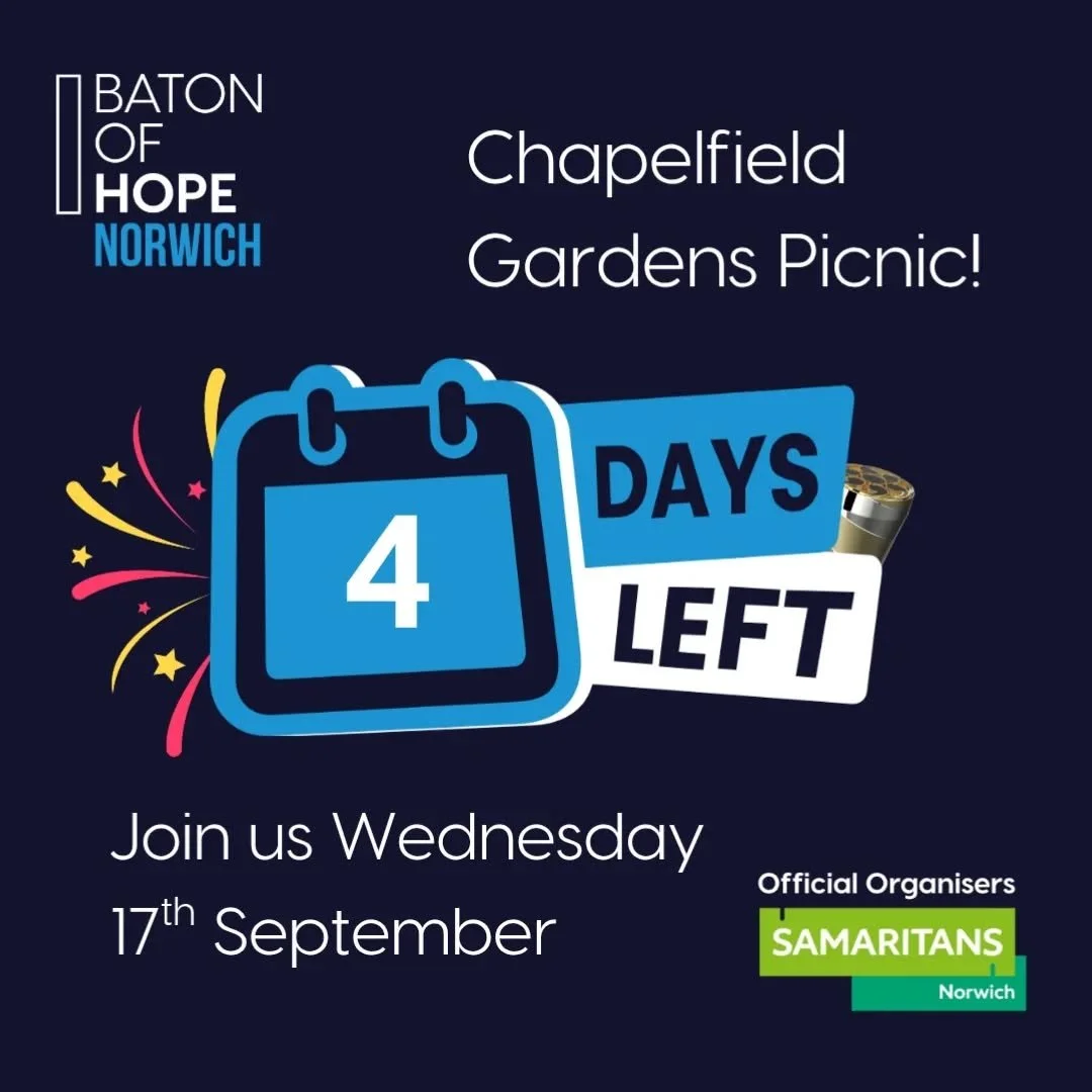 🌼 Chapelfield Gardens - Picnic in the Park 👈

🕗 11:00 - 15:00 PM 

Chapelfield Gardens, entertainment for the whole family! 💞 

💃Cabaret-style performances in the bandstand, curated by @soup_promo
💫Explore stalls from local mental health and su
