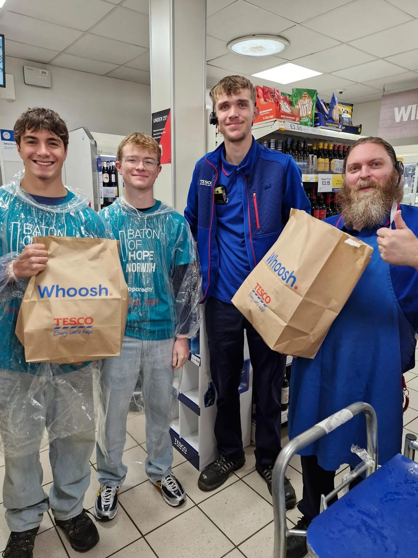 Huge thank you to @tesco for supporting our event in @theplantationgardennorwich today by providing us with refreshments #batonofhopeuk #batonofhopenorwich #communitysupport #norwich #suicidepreventionawareness #mentalhealthmatters