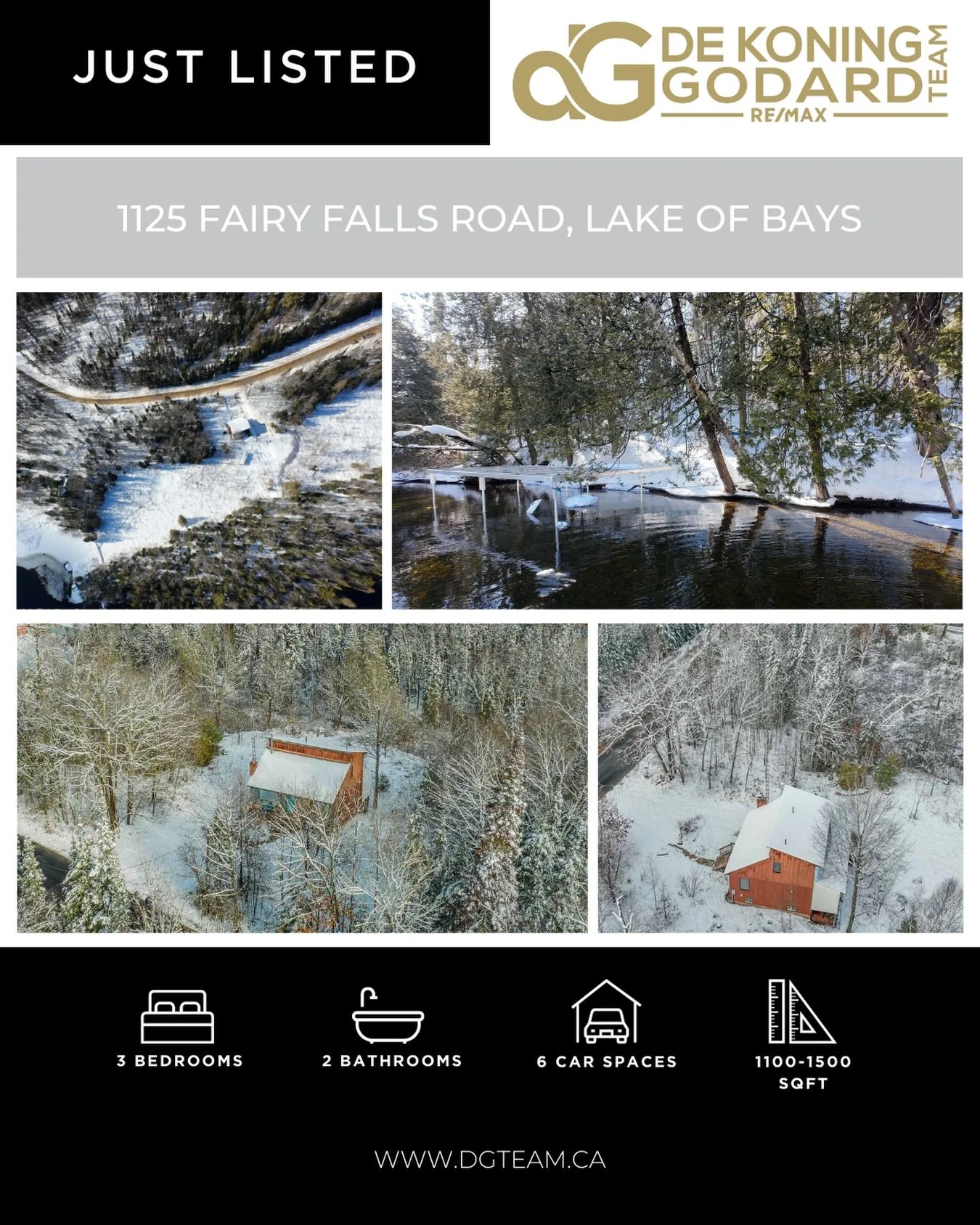 New Listing Alert ‼️🚨🔔

2.28 acres on the Muskoka River? Yes, please. We just listed 1125 Fairy Falls Road in Lake Of Bays, and it is a total catch. This home has 3 bedrooms, 2 bathrooms, and a bright, open layout made for easy living. You get 265 