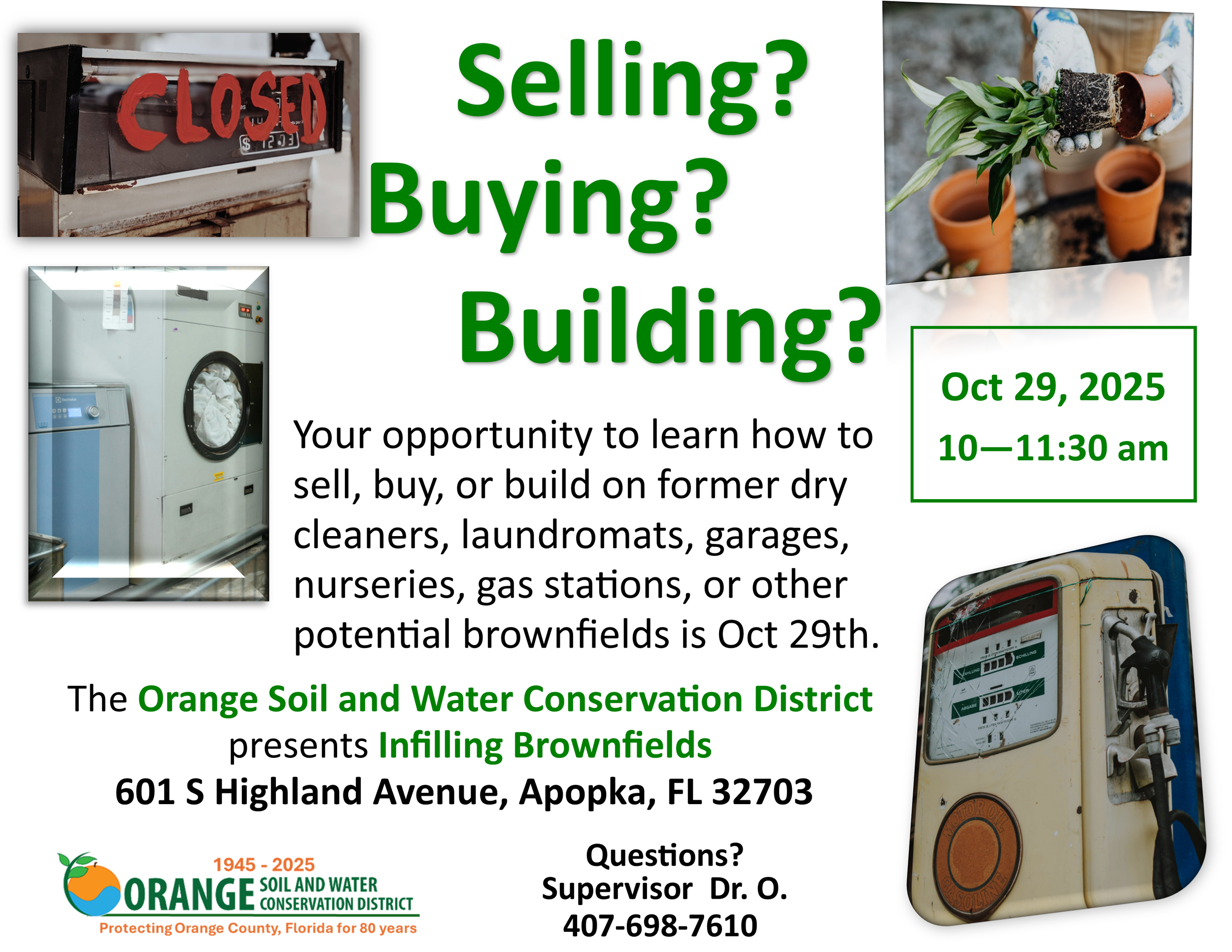 Infilling Brownfields NW Orange County