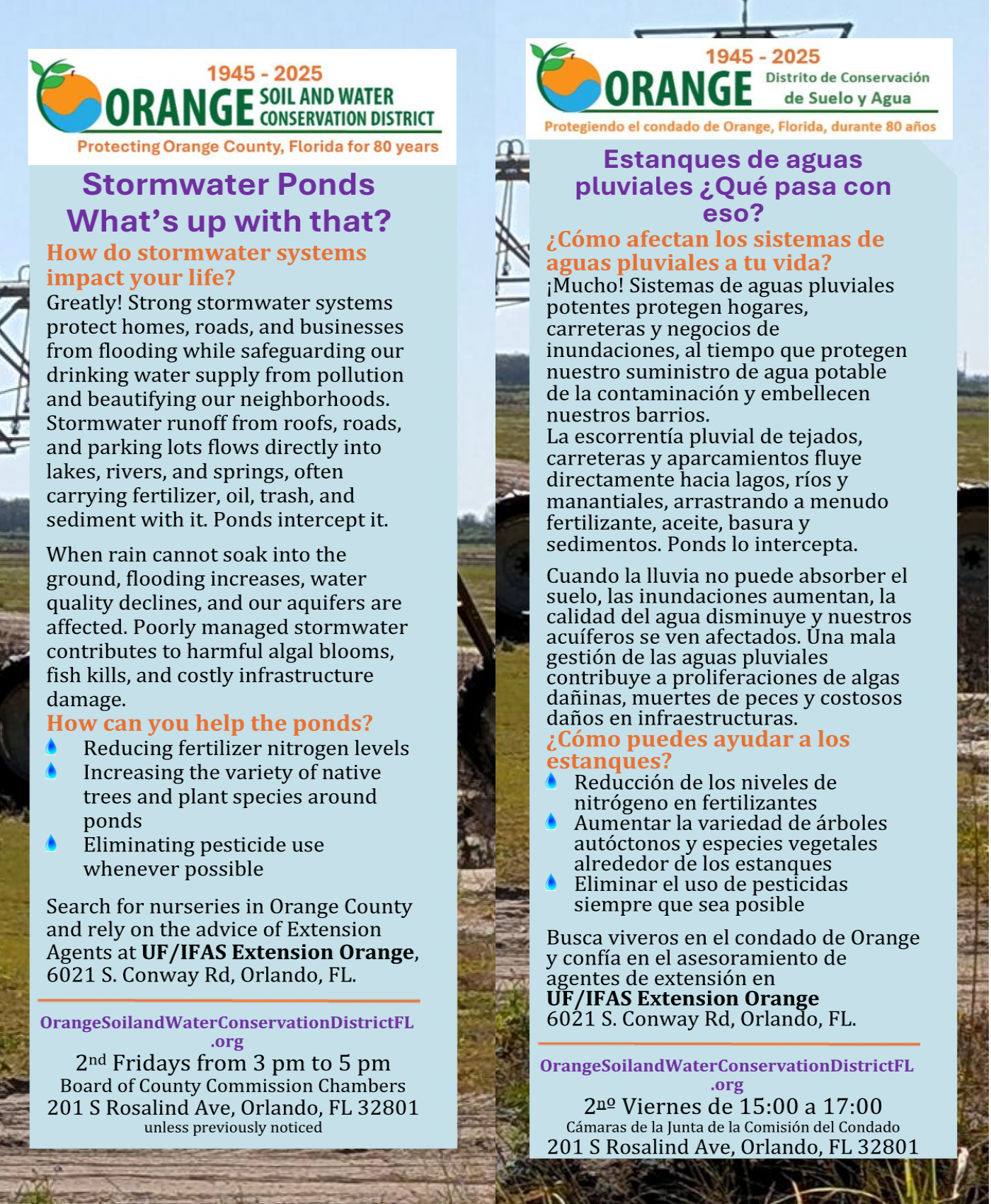 Protect your stormwater ponds