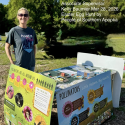 Associate Supervisor Baumier and Supervisor DrO had a table at the Easter Egg Hunt by People of Southern Apopka 28 March 2026