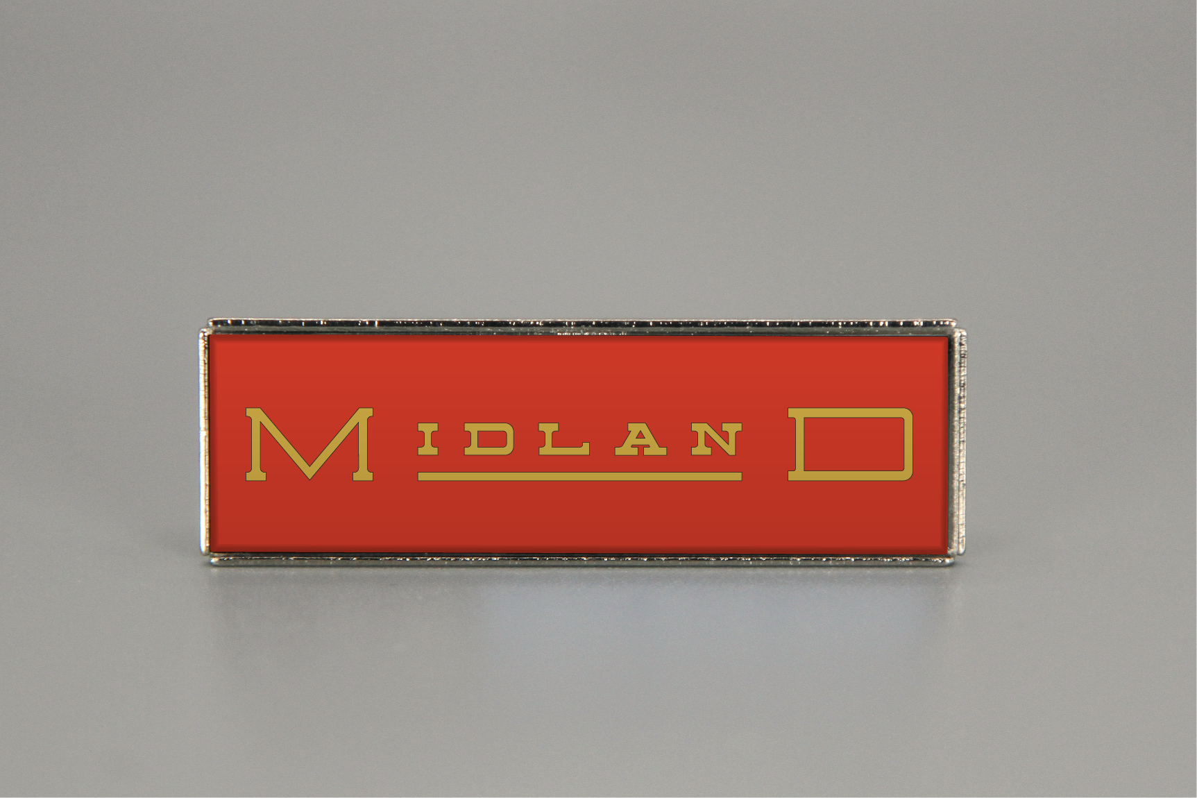Midland (Red) pin badge