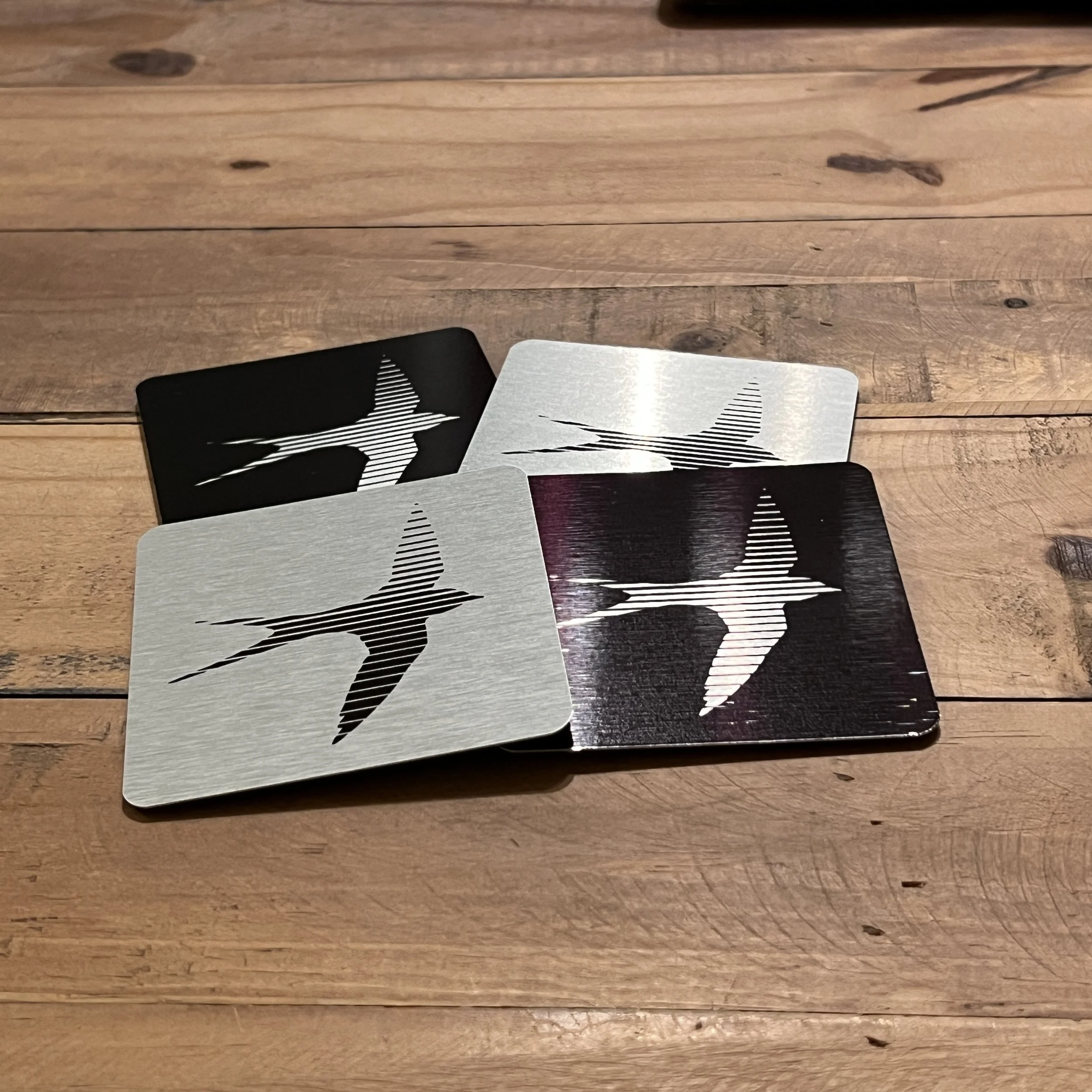InterCity Swallow metal coasters