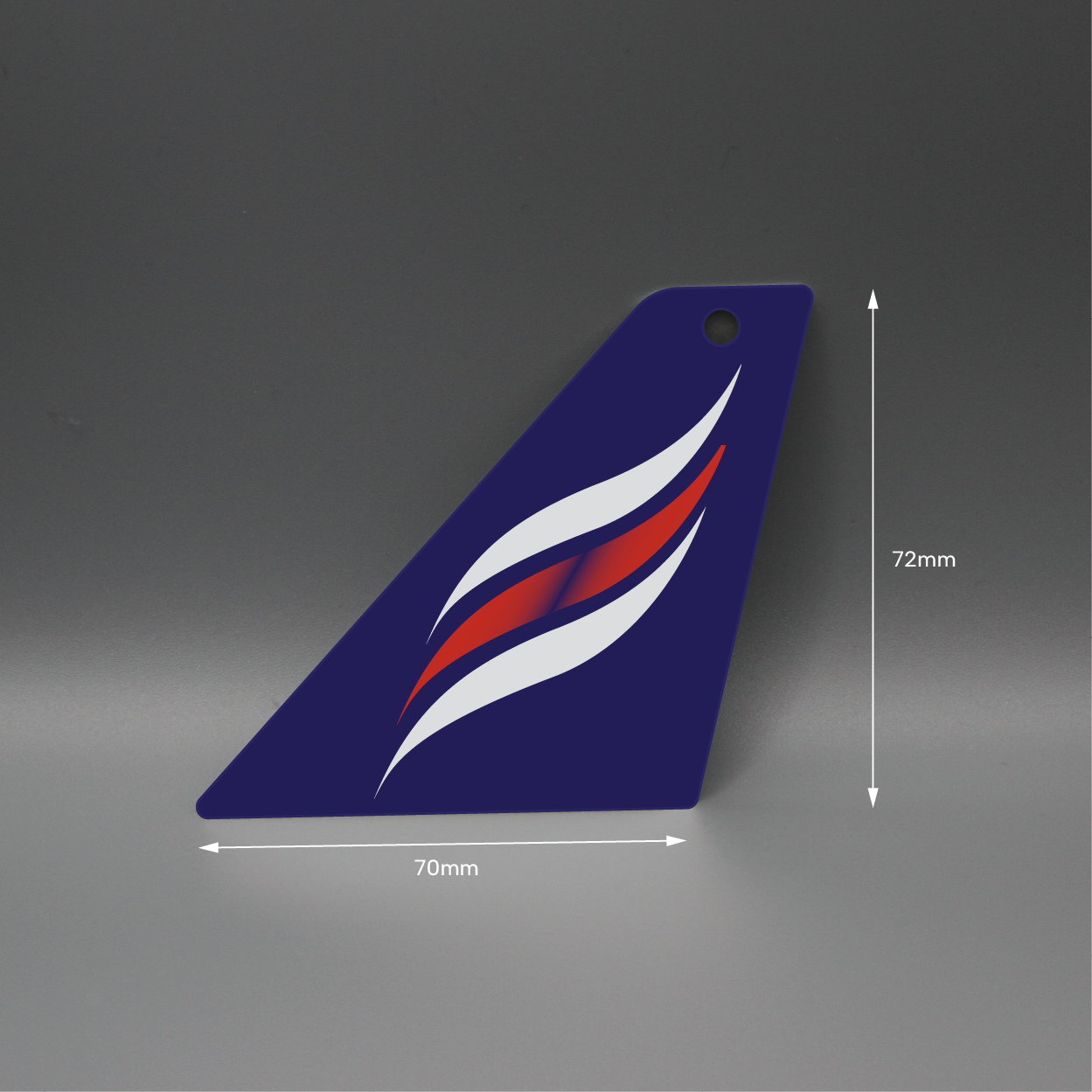 Eastern Airways metal tail tag