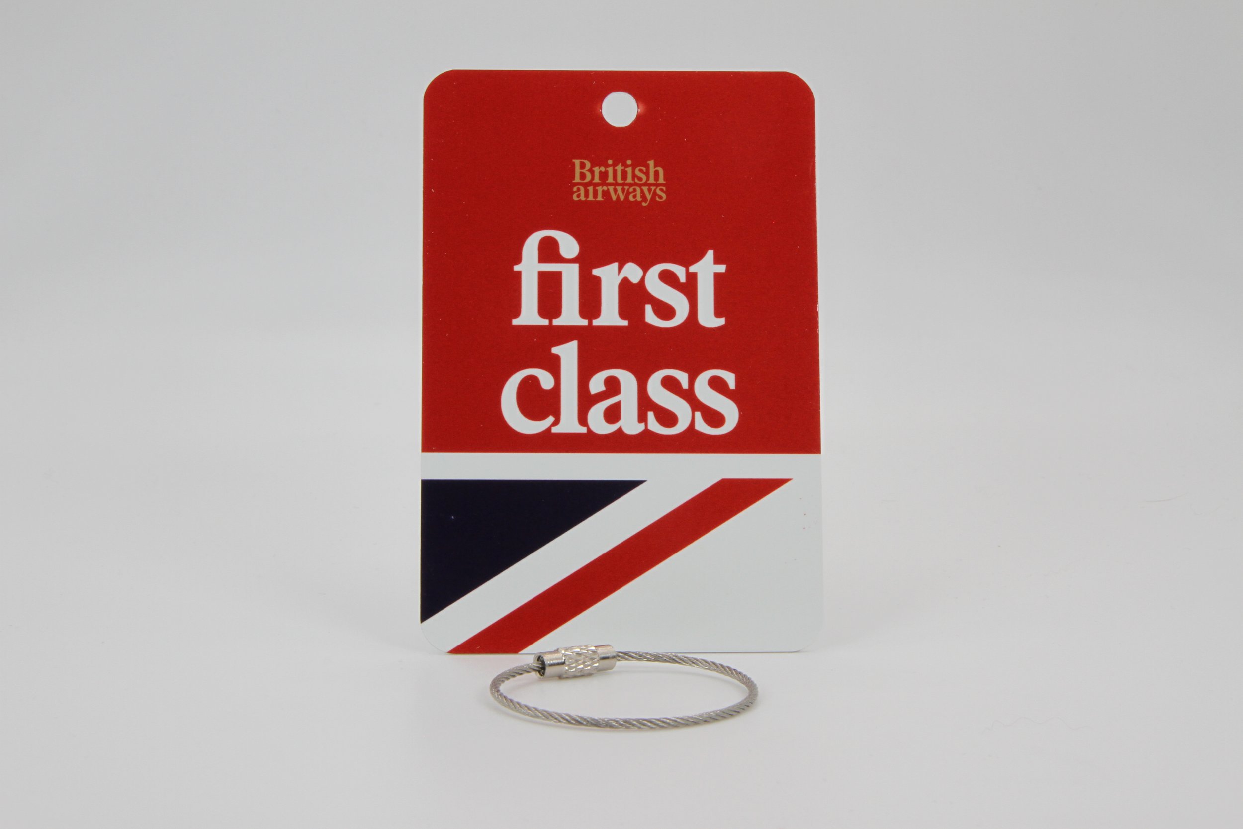British Airways First Class (Negus era) luggage tag