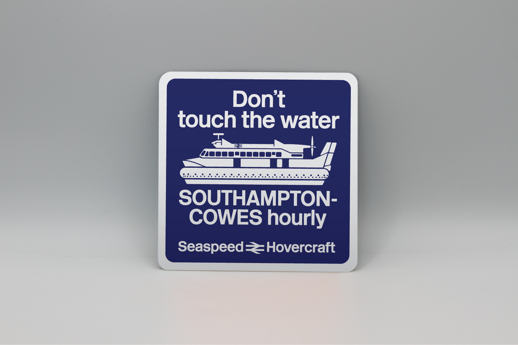 Seaspeed Hovercraft Isle of Wight metal coaster