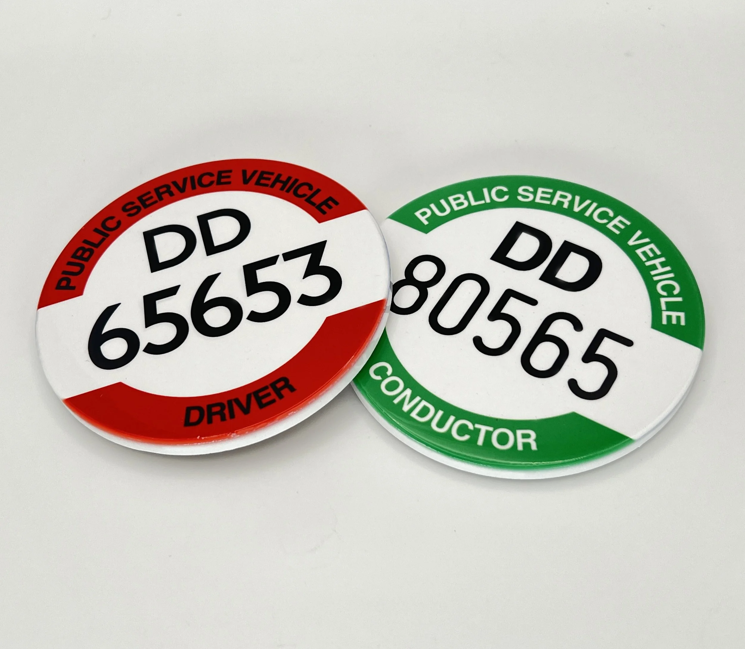 Personalised PSV badge ceramic coaster