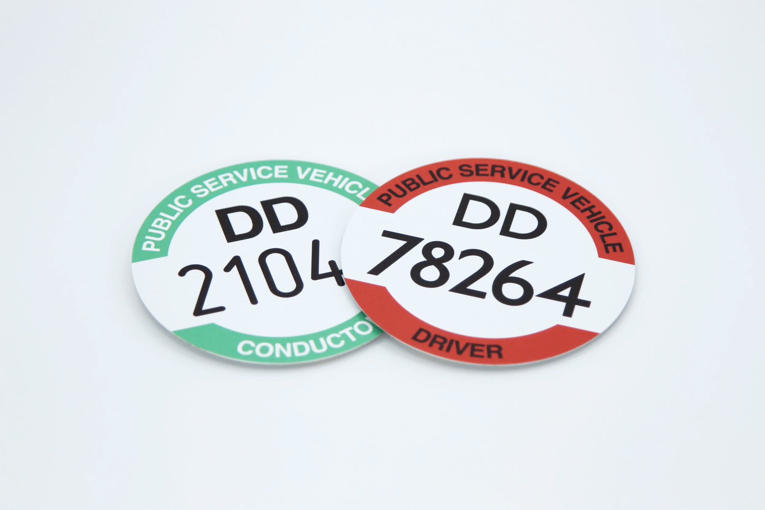 Personalised PSV badge coaster