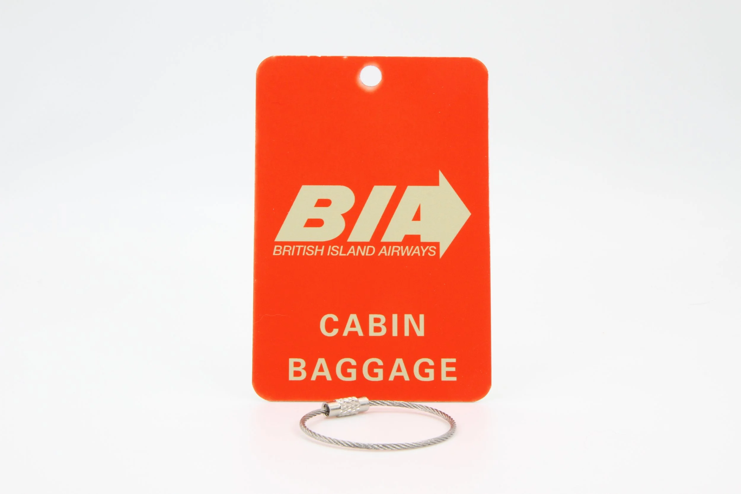 British Island Airways luggage tag