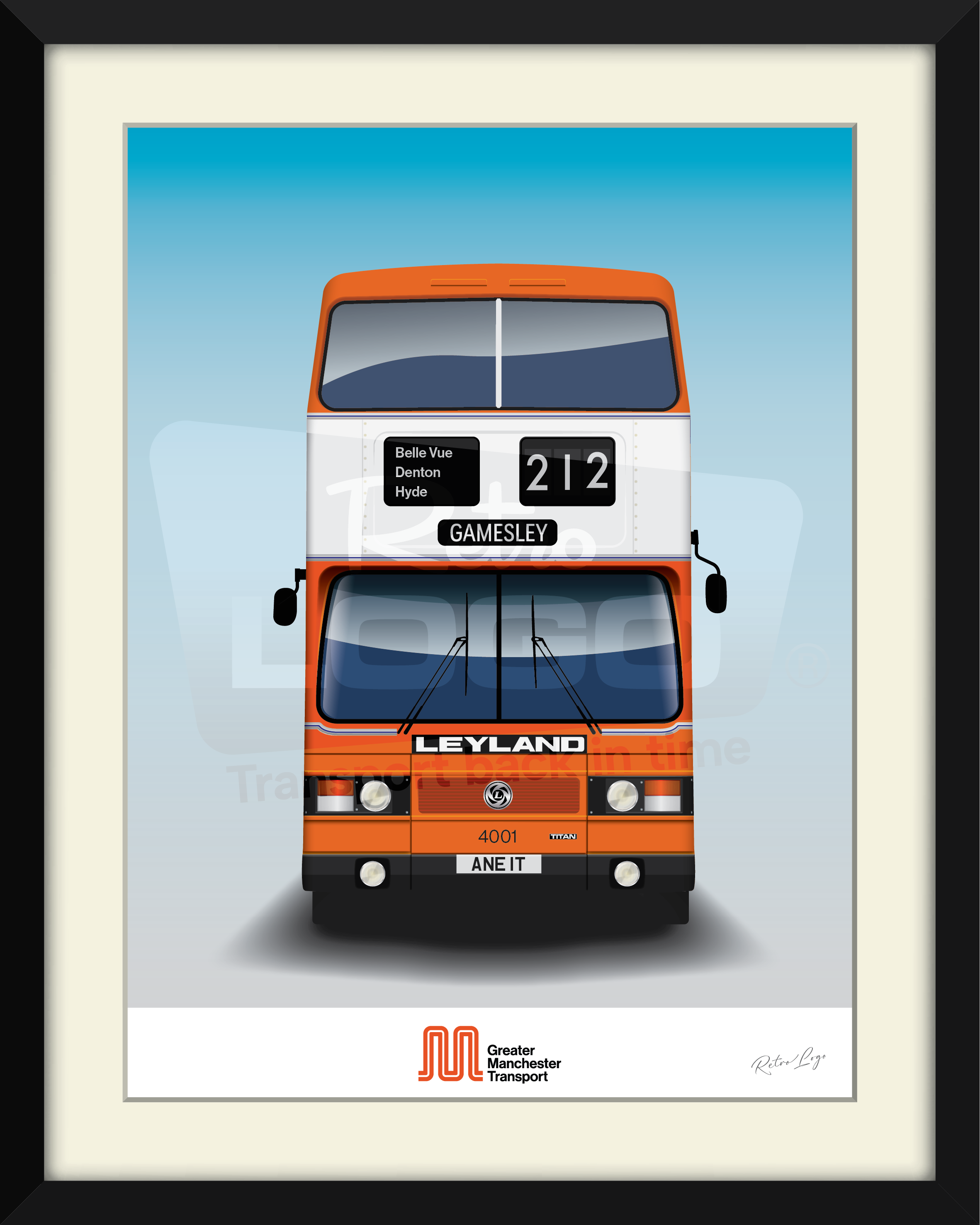 Leyland Titan (Greater Manchester Transport) framed print