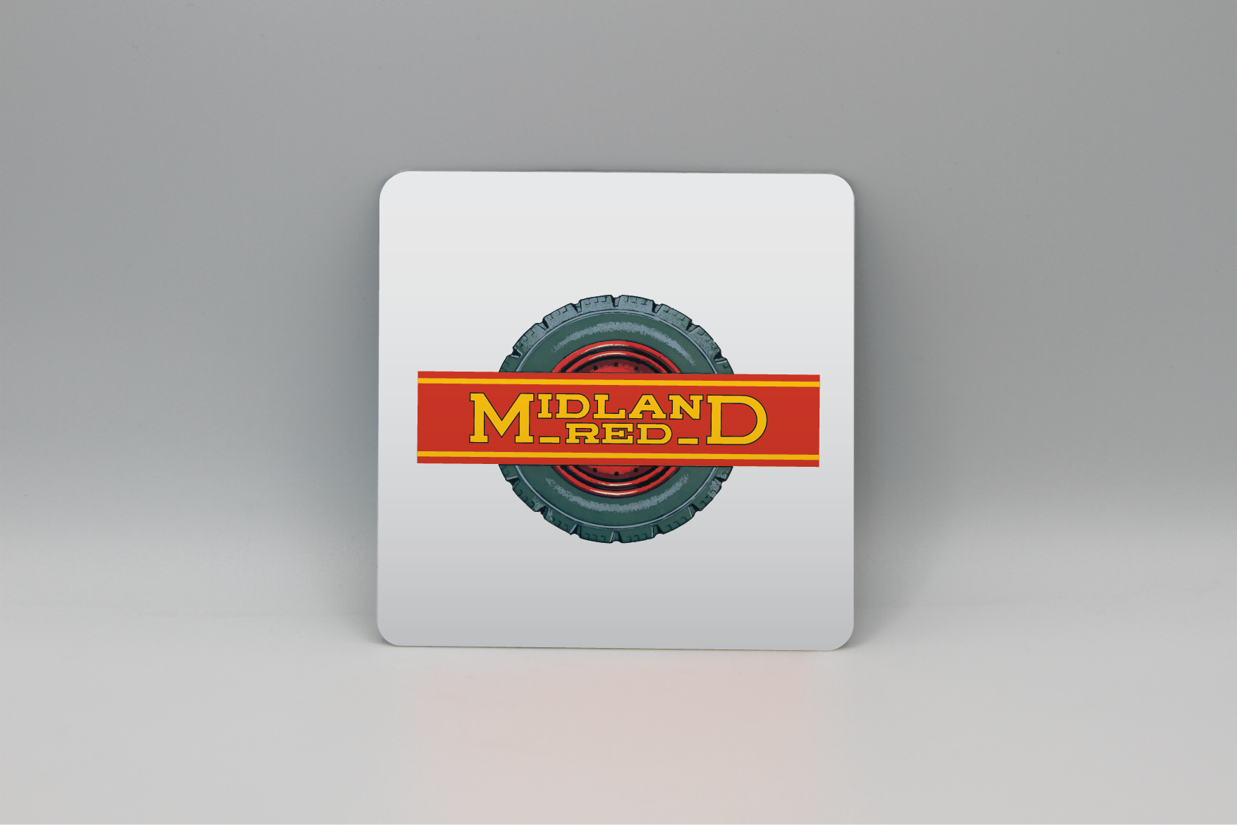 Midland Red (wheel) coasters