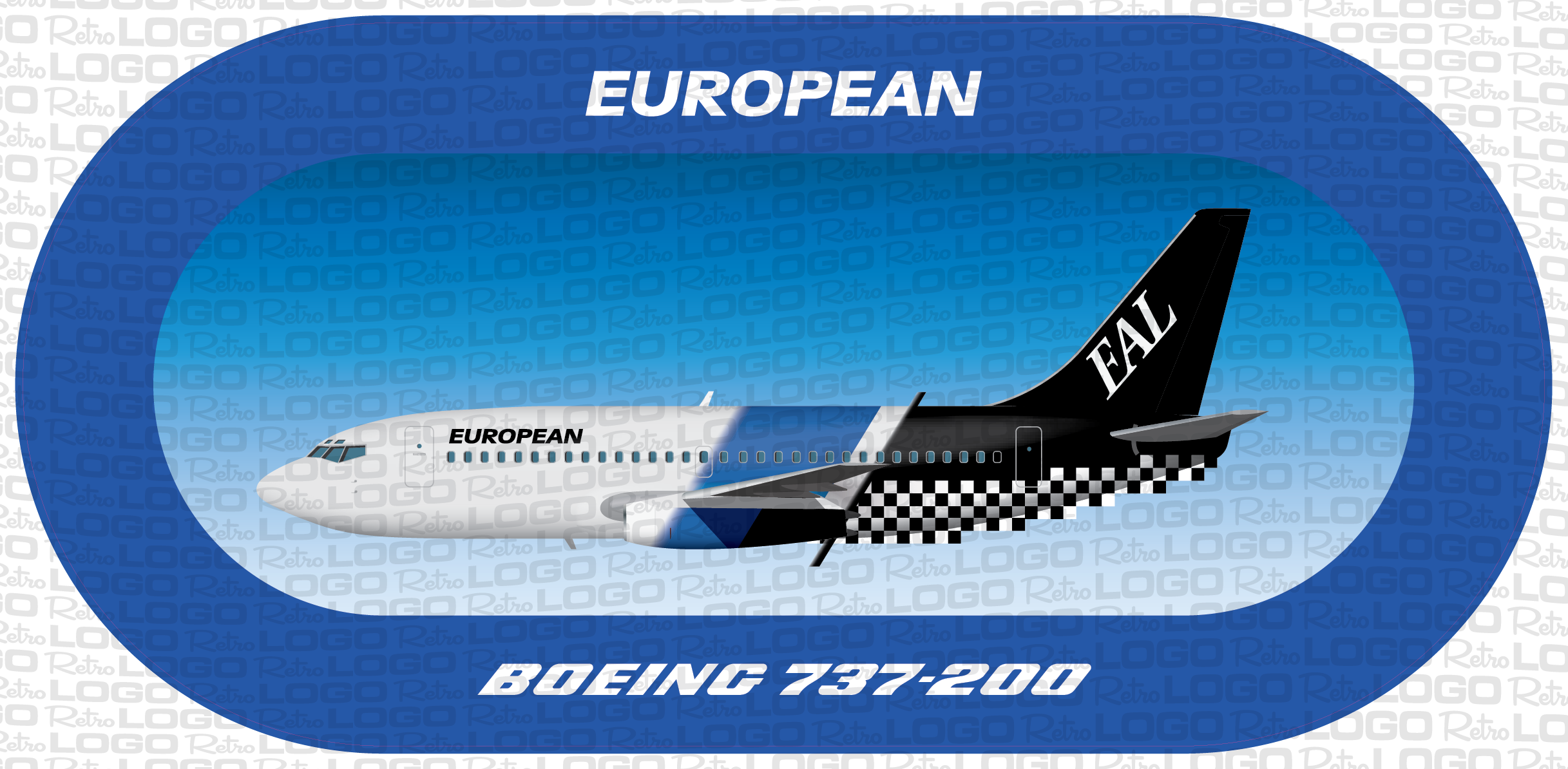European (Minardi) Boeing 737-200 vinyl