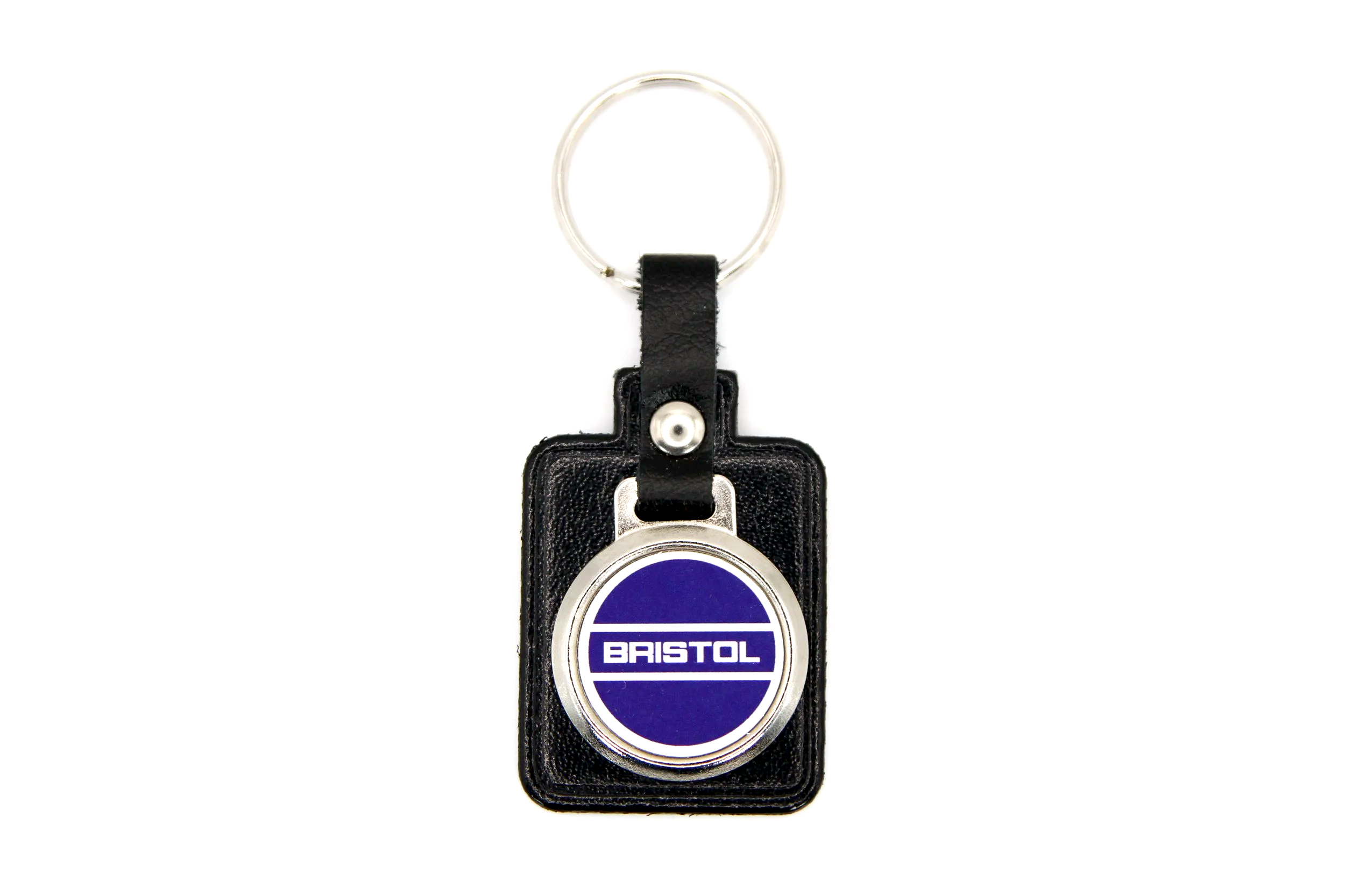 Bristol leather keyring
